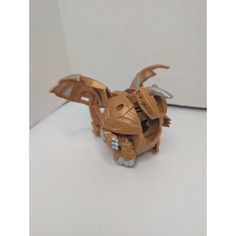 Bakugan Battle Brawlers Brown Gold Dragon Bakugan Ball Figure Spin Master Tested